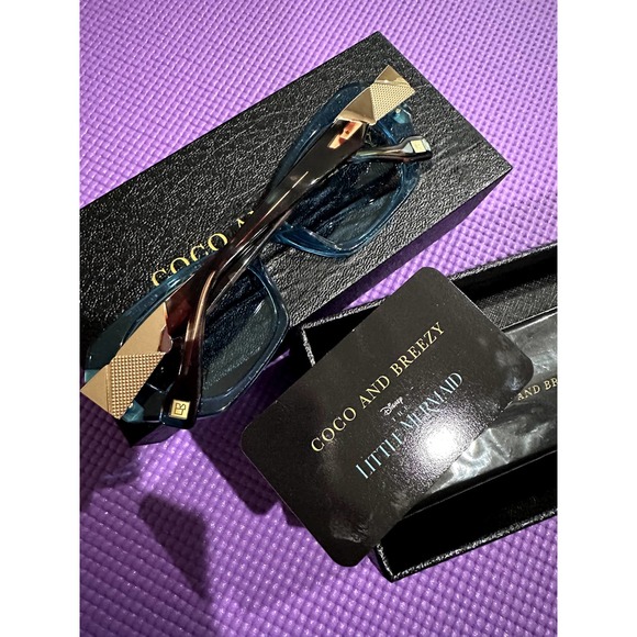 Coco and Breezy $250 Value Sunglasses The Little Mermaid Edition Clover 102 NEW - Picture 4 of 5